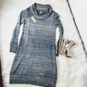 CHICO'S Long sleeves Pullover Sweater Dress S/M H6